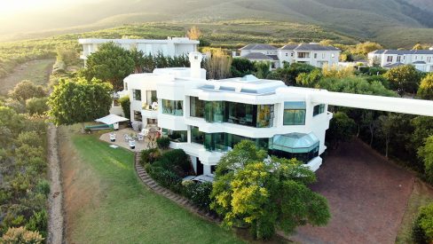 County Downs / Erinvale Golf Estate Homes - Drone Shot of Luxury Lifestyle Property for Sale - Cape Town, South Africa
